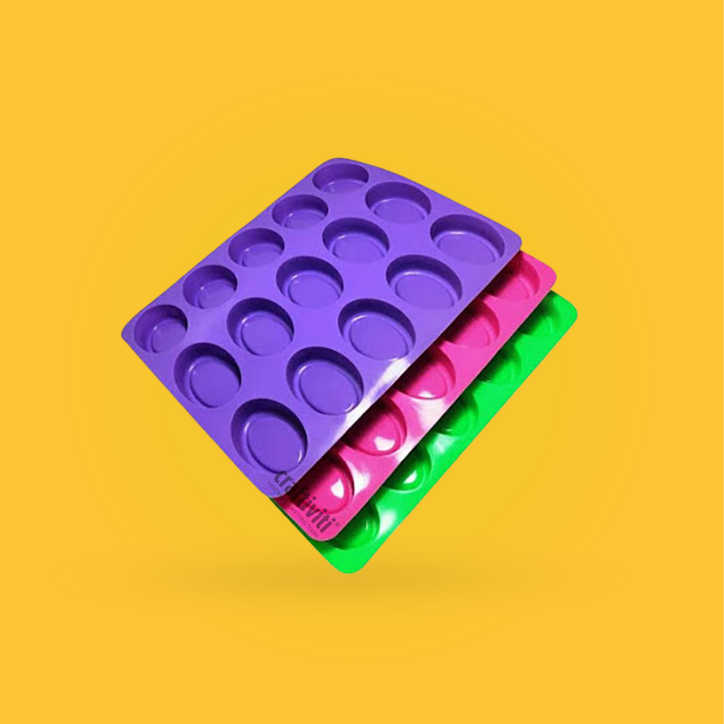 Oval Silicone Mold- 50g - 15 Bars