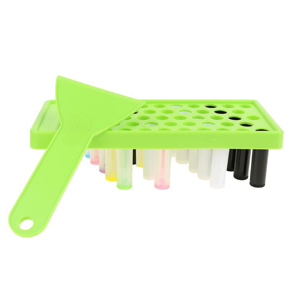 Plastic Lip Balm Filling Tray Empty Lipsticks Filling Tubes Mold