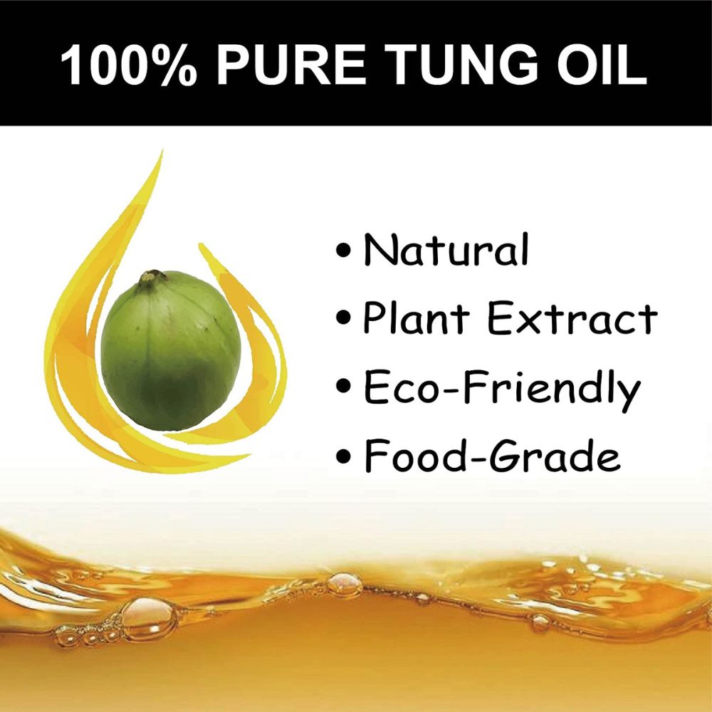 Tung Oil (China Wood Oil) - Cold Pressed