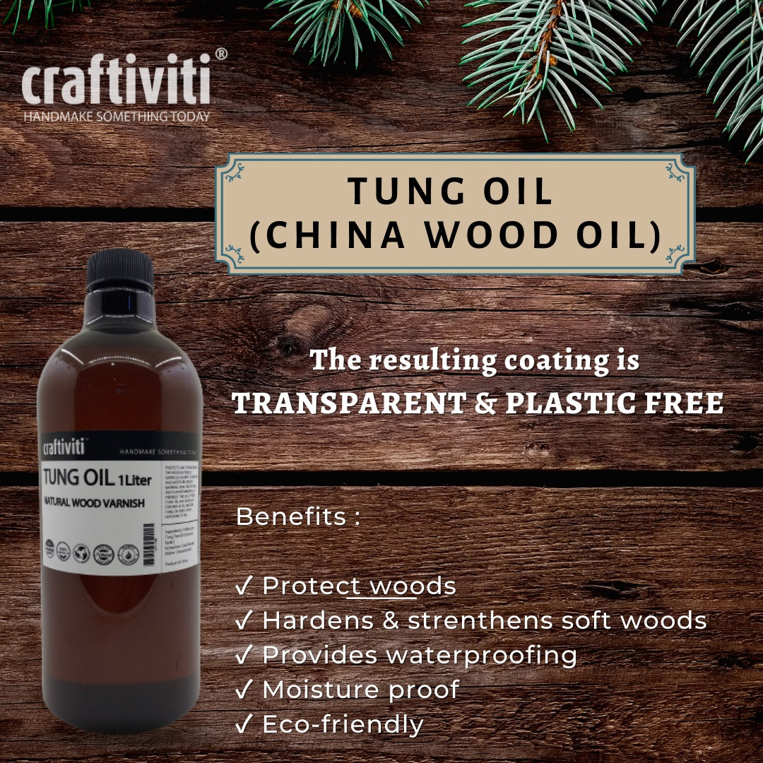 Tung Oil (China Wood Oil) - Cold Pressed