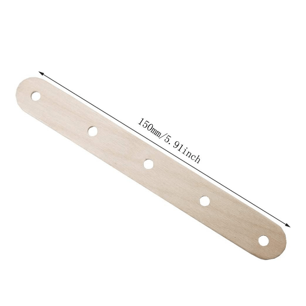 Wooden Candle Wick Holder - 5 Holes