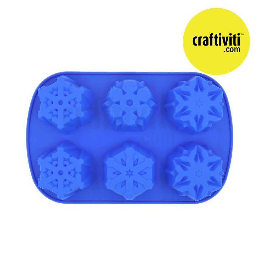 Christmas Mold - Snowflake #2 - 6pcs