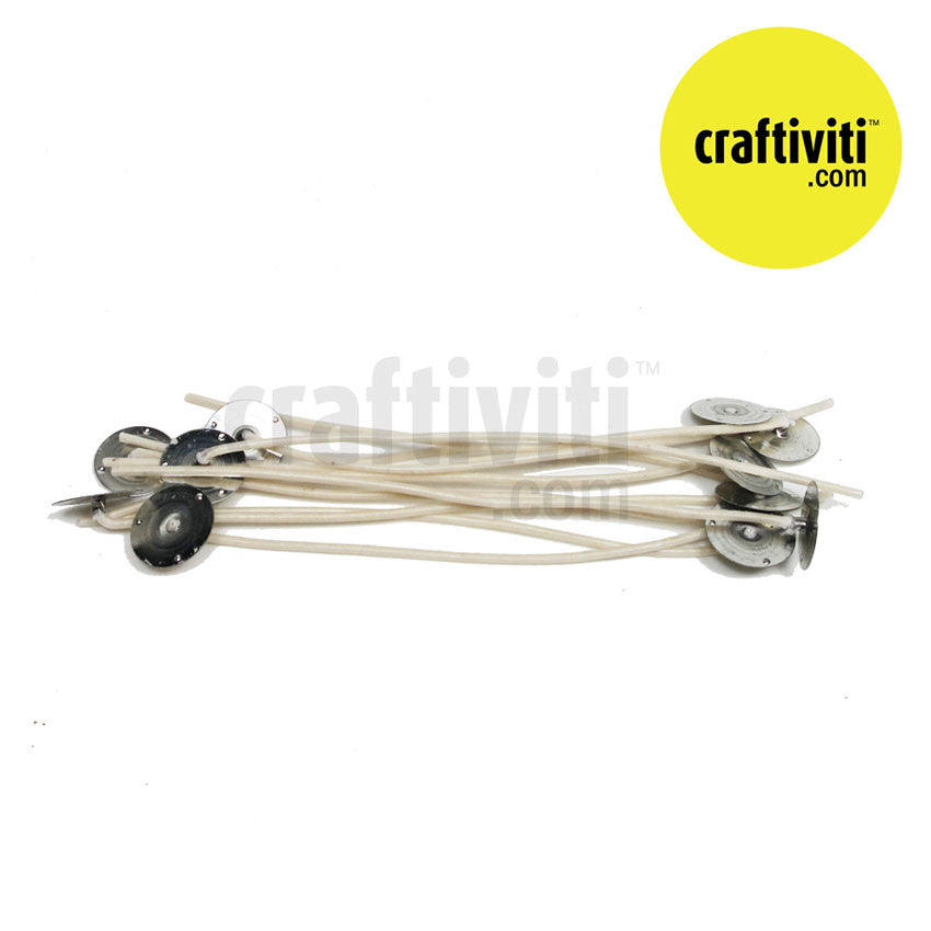 Zinc Candle Wick - 51-32-18 - 6" Inches (USA) - 10pcs