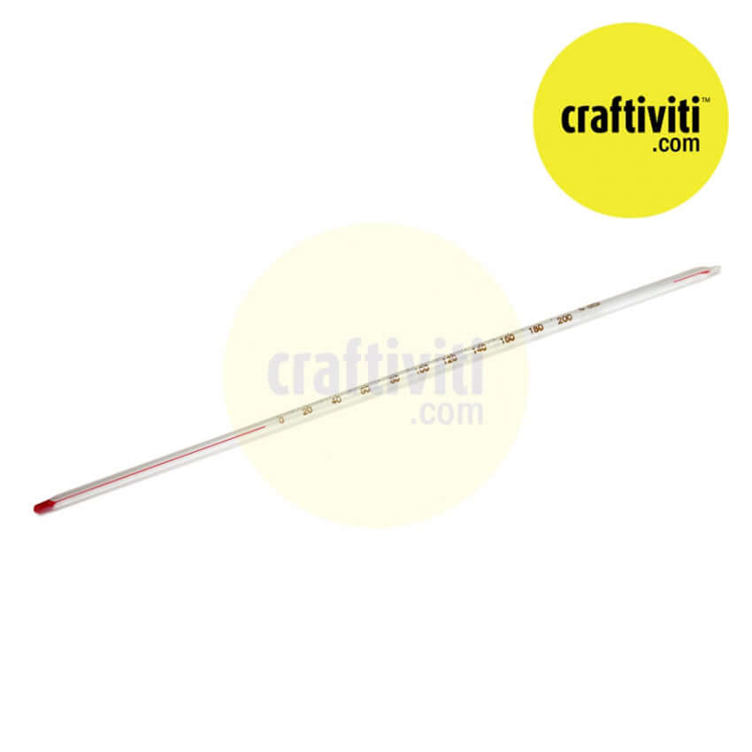 Glass Thermometer - Red Line
