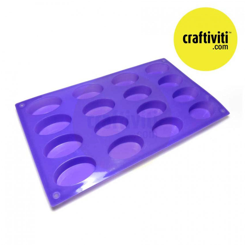 Mini Oval Resin Mold - 30g - 16 Bars