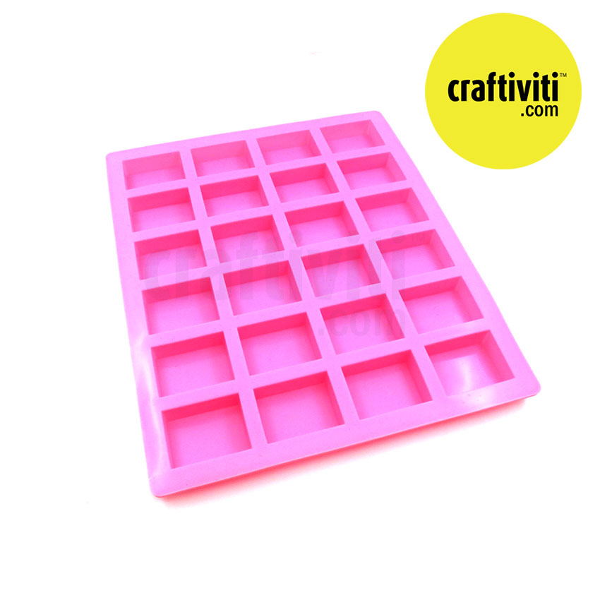 Small Rectangular Silicone Mold - 15g - 24 Bars