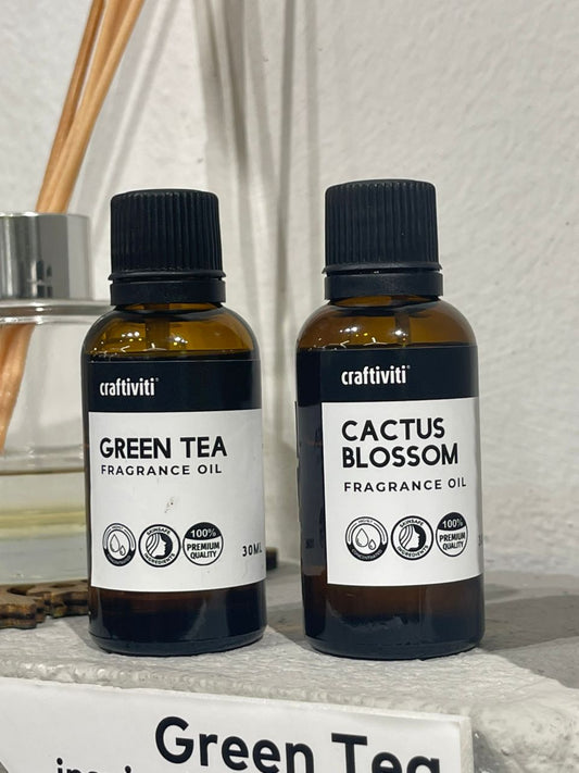 Discover Craftiviti’s New Fragrance Oils: Green Tea & Cactus Blossom