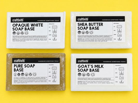 Introduction to Craftiviti Soap Bases: Which Melt & Pour Soap Base Is Right for You?