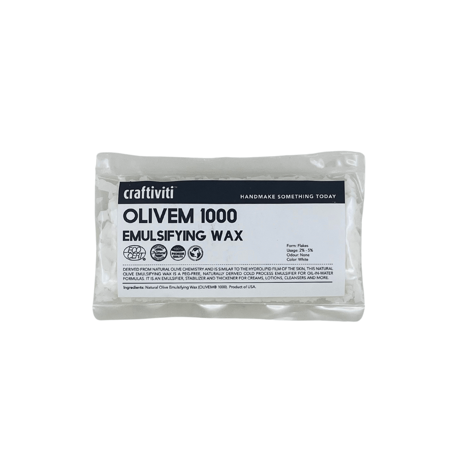 Olivem 1000 - Natural Olive-Derived Emulsifier - 50g