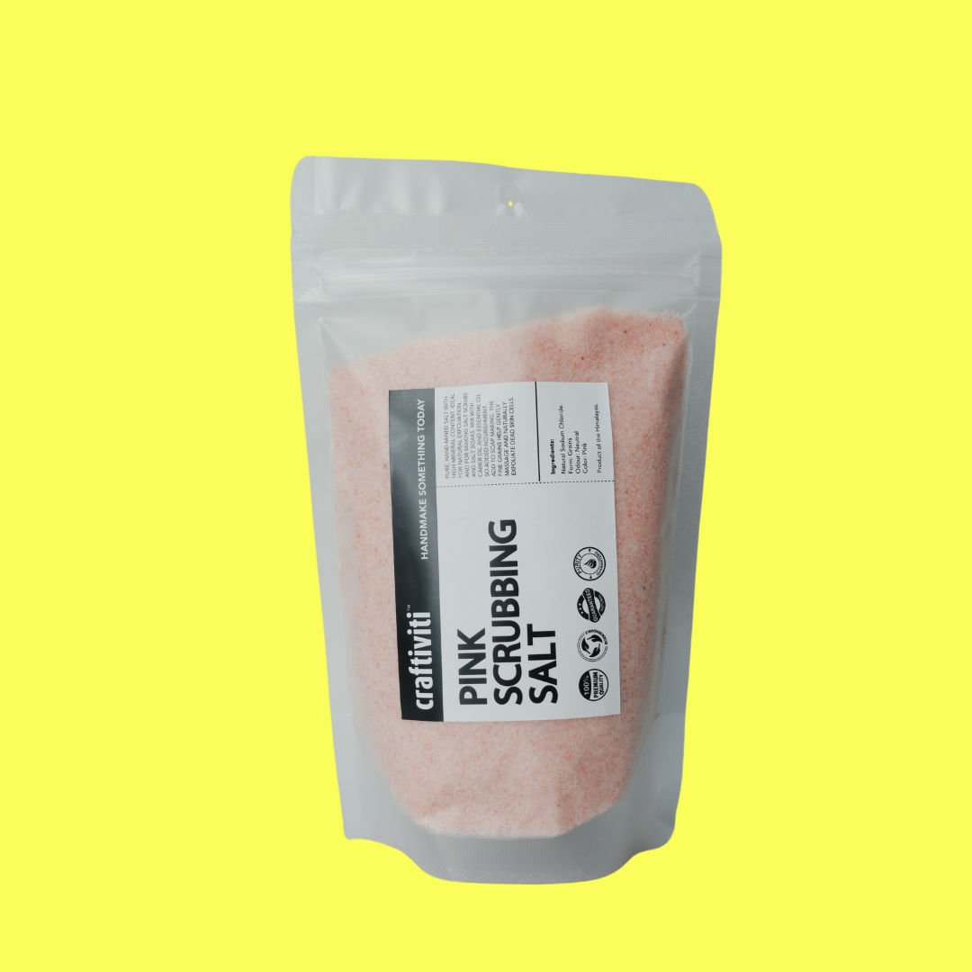 Pink Scrubbing Salt - 500g