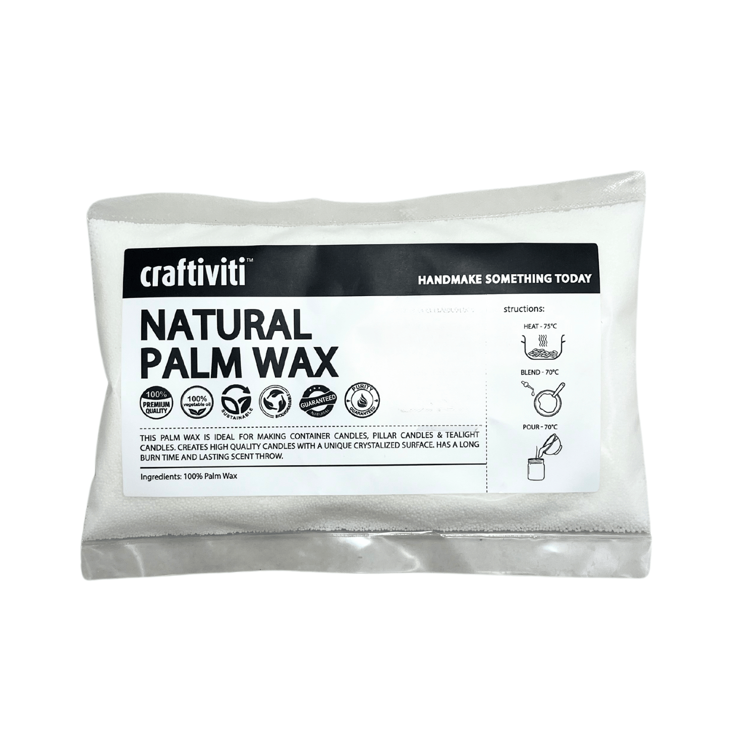 Natural Palm Wax for candle making