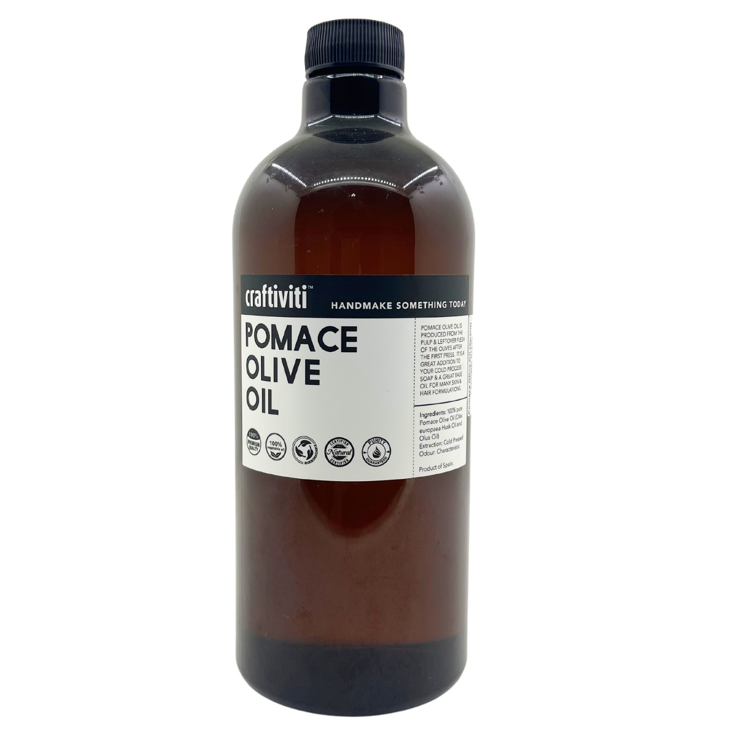 Pomace Olive Oil (Spain) - Cosmetic Grade