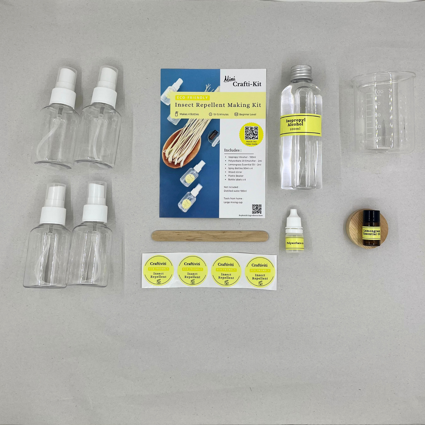 Mini Crafti-Kit - Eco-Friendly Insect Repellent Kit
