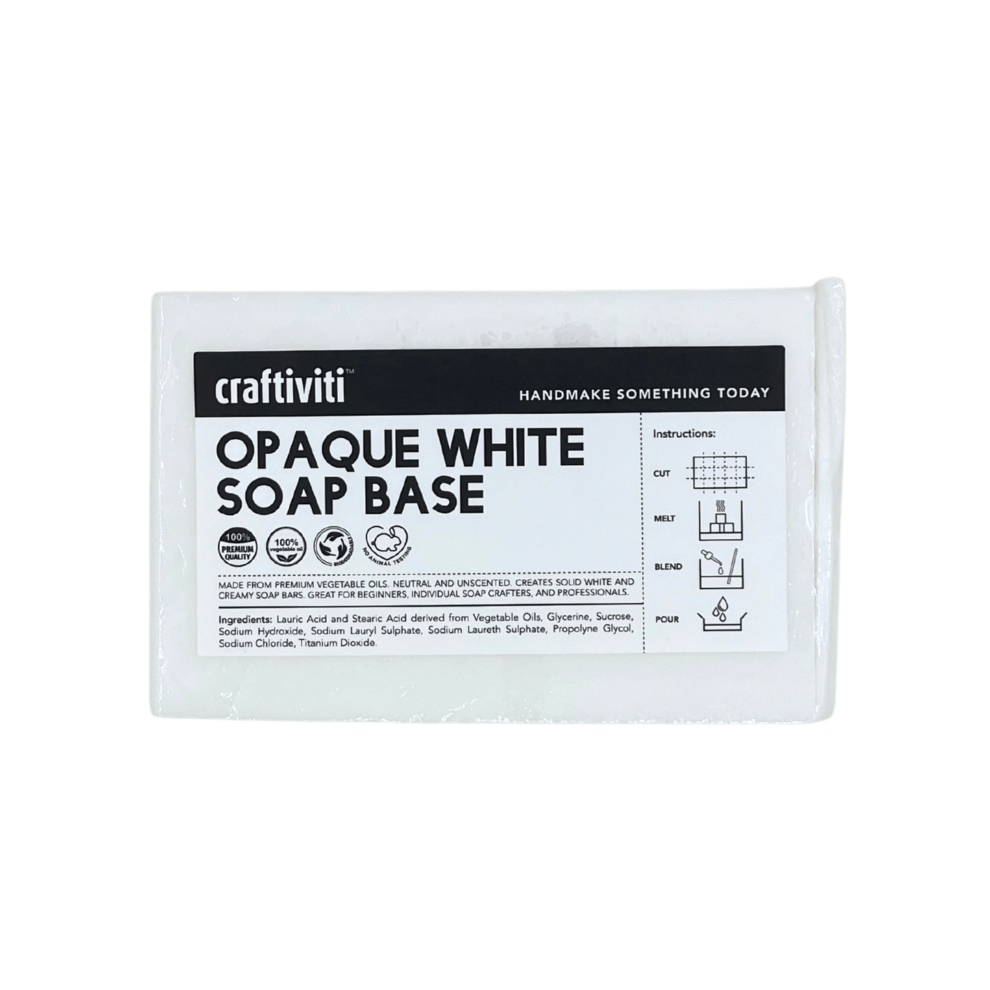 Opaque White Soap Base