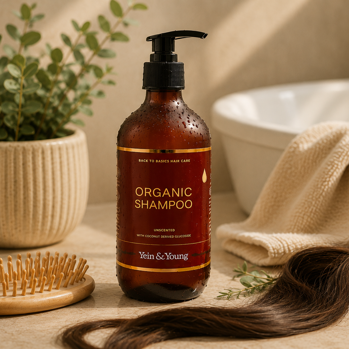 Yein&Young Organic Shampoo - Unscented - 500ml