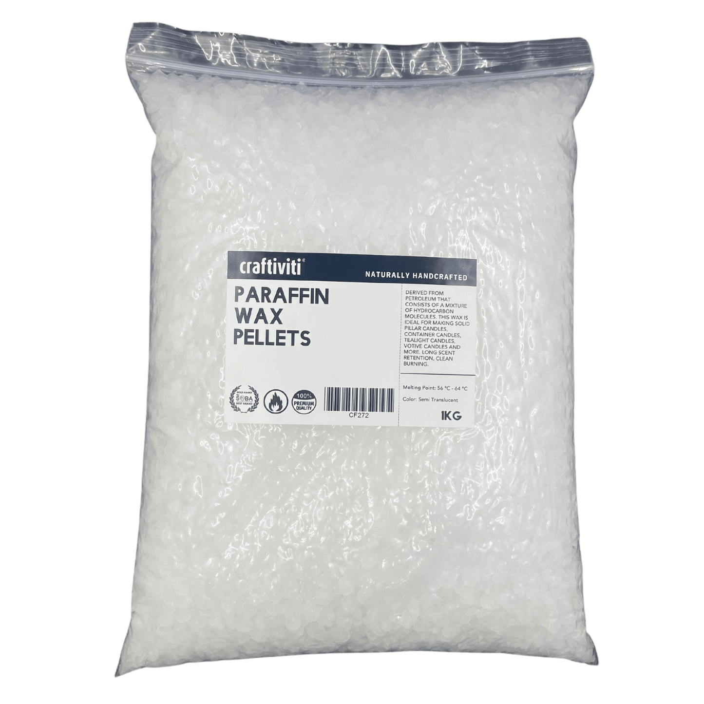 Paraffin Wax Pellets - Semi Translucent