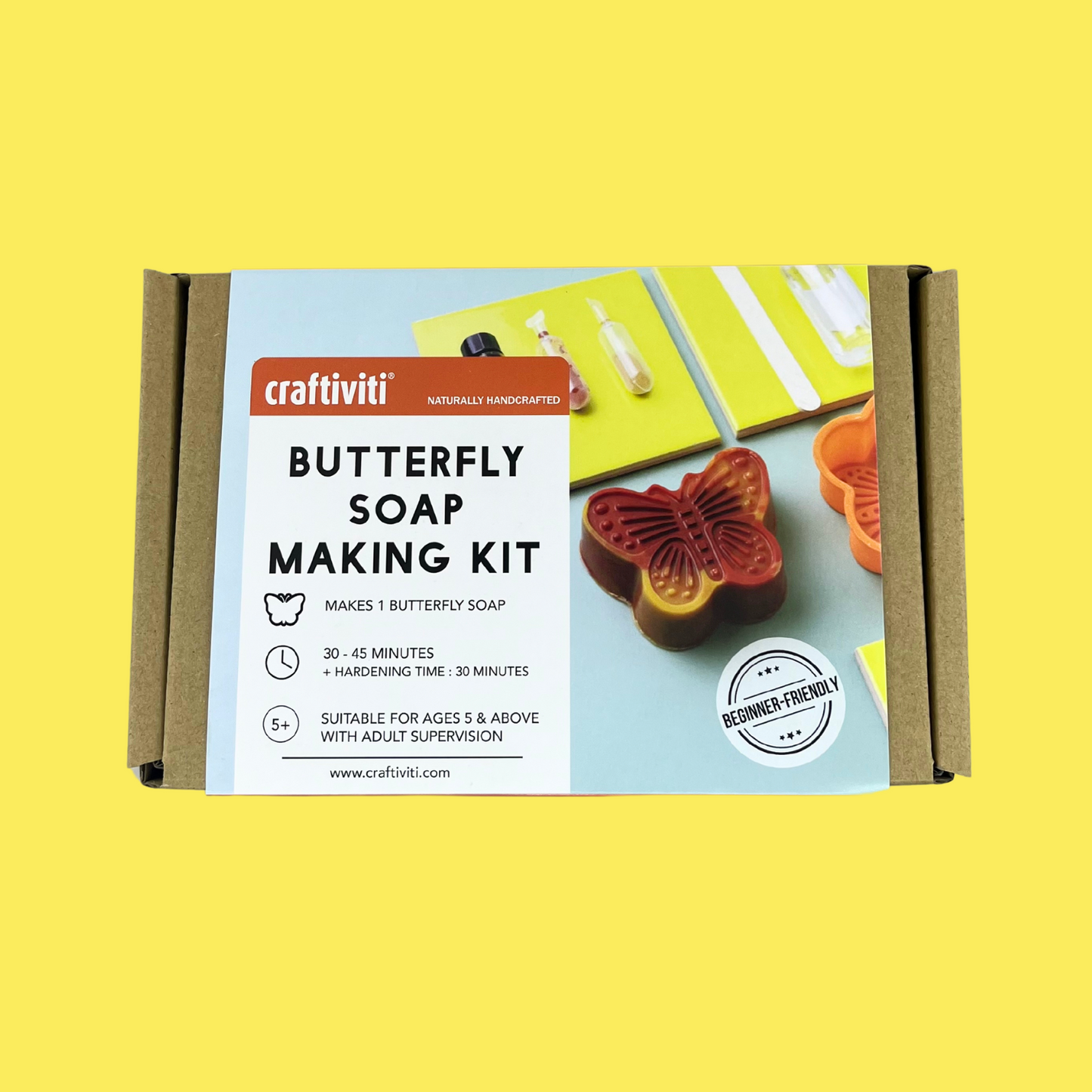 Mini Crafti-Kit - Melt & Pour Butterfly Soap Making Kit