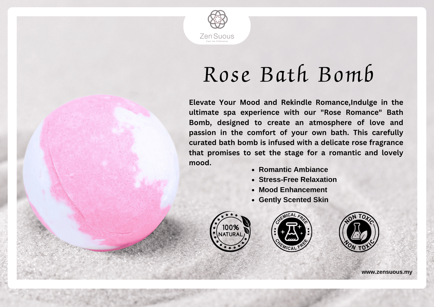 Bath Bomb - Rose