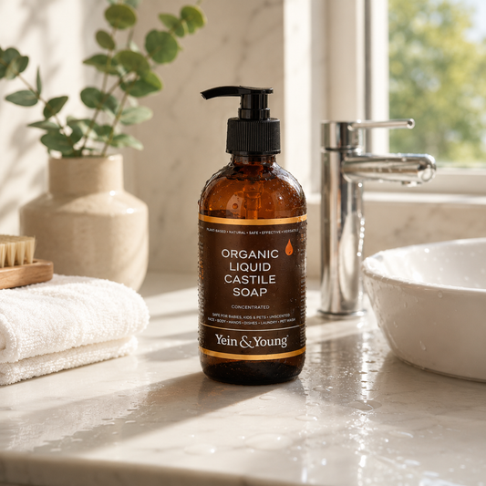 Yein&Young Organic Castile Liquid Soap - Unscented / Fragrance-Free / Halal