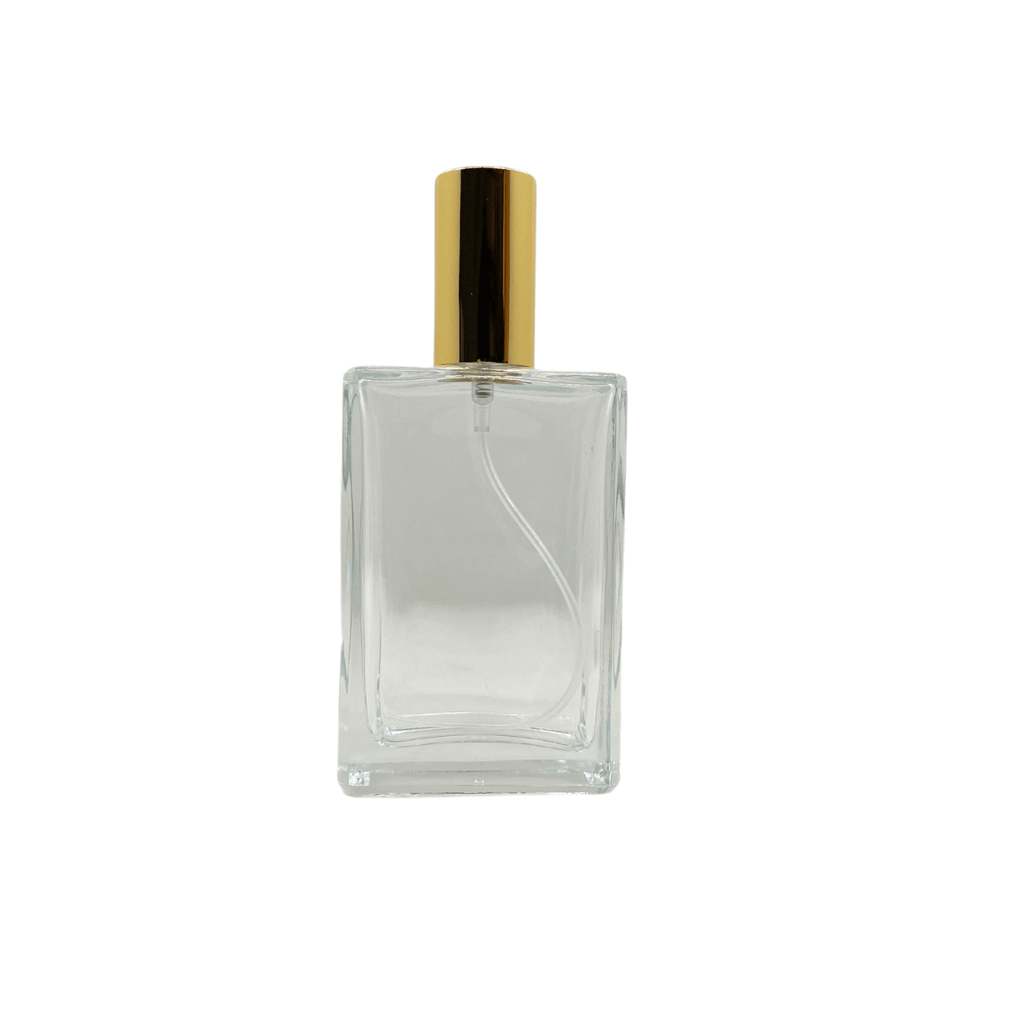 Perfume Spray Glass Bottle - Gold Cap - 100ml