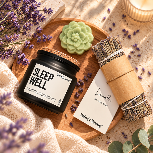 Yein&Young Sleep Well Candle & Cleanse Gift Set