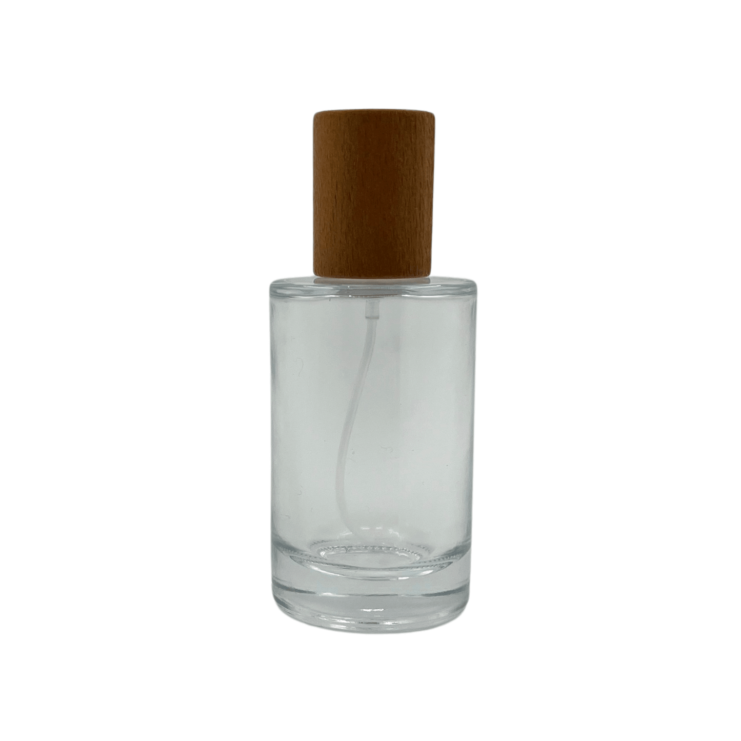 Perfume Spray Glass Bottle - Wooden Cap - 50ml