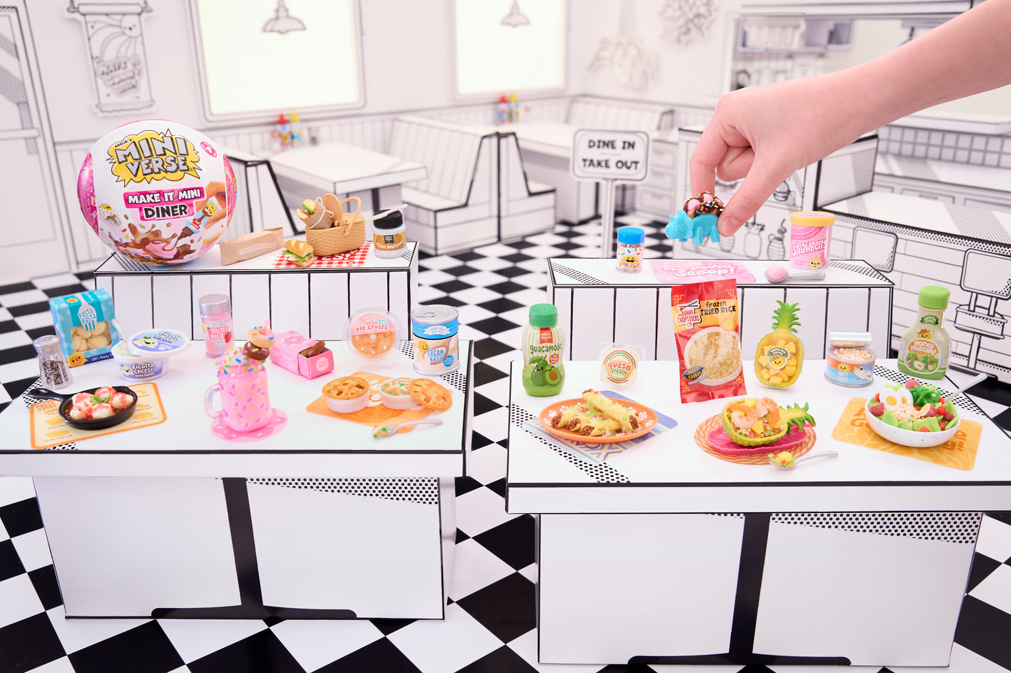 MGA'S Miniverse Food Series - DINER Series C7R S4