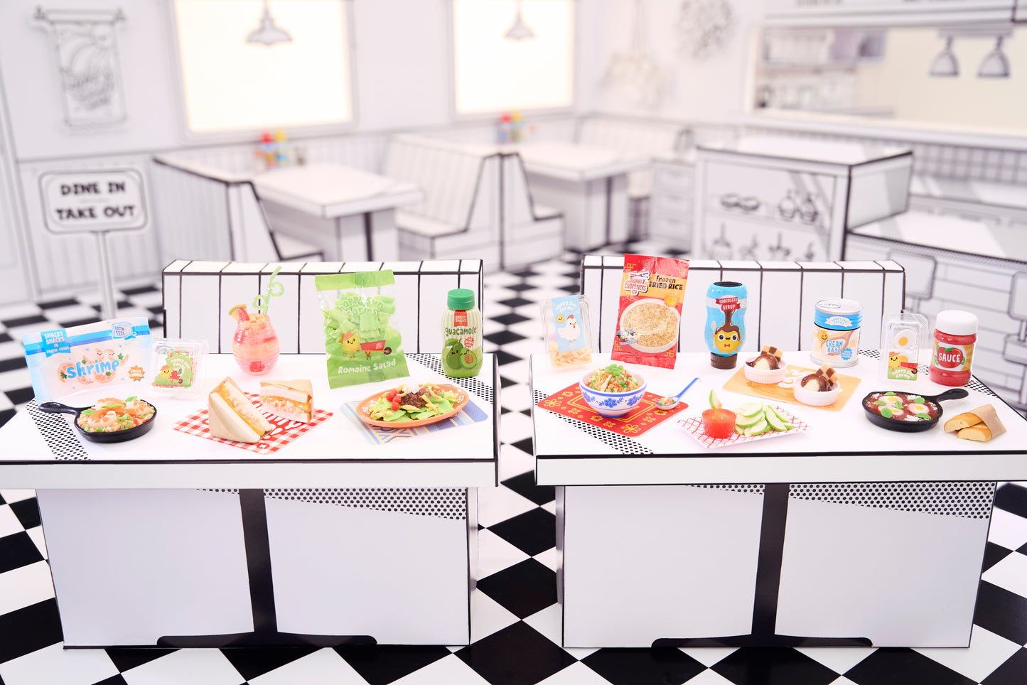 MGA'S Miniverse Food Series - DINER Series C7R S4