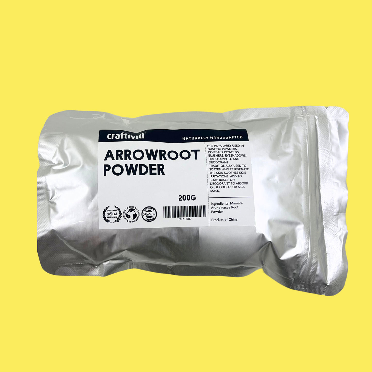 Organic Arrowroot Powder - 200g