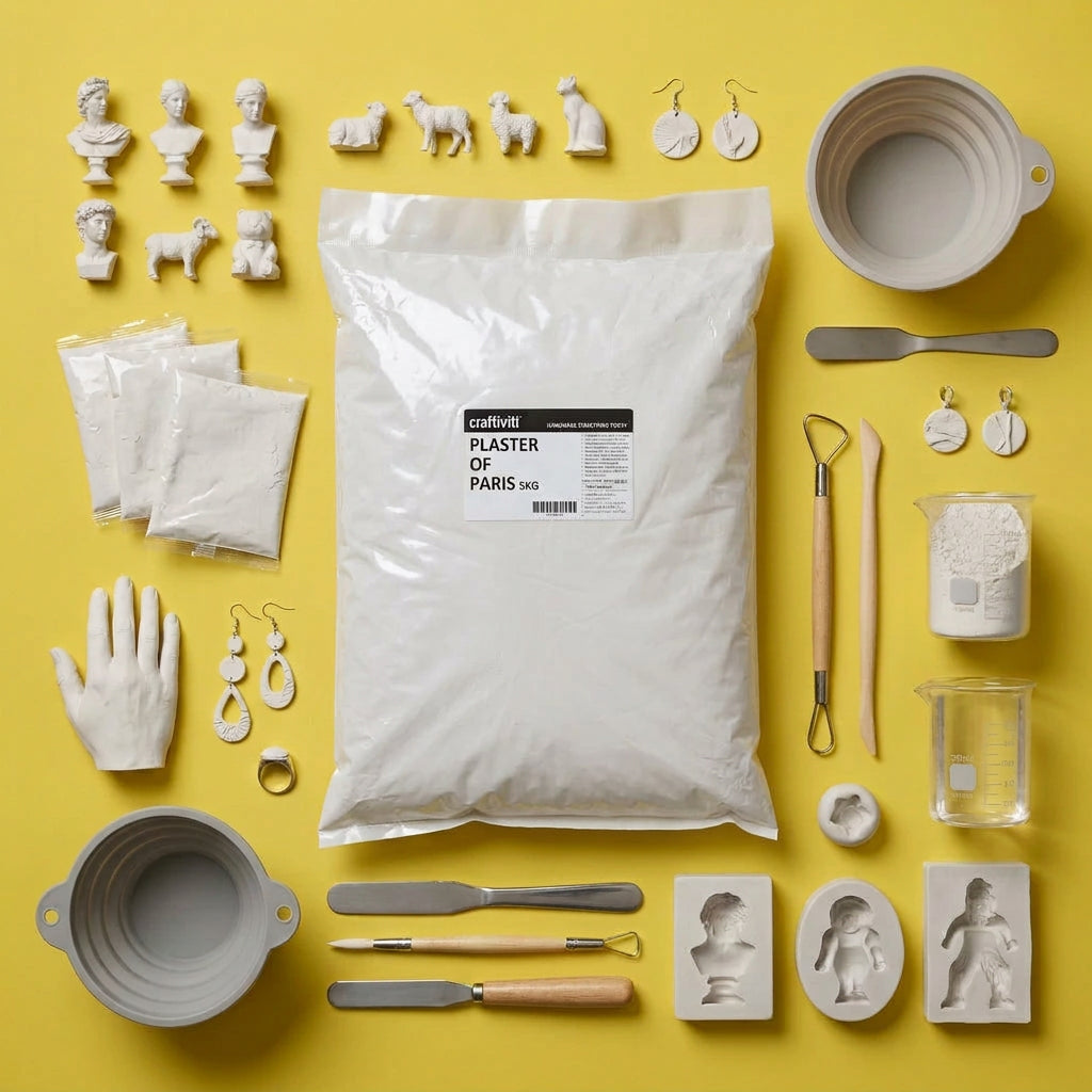 5kg POP plaster gyprum powder for casting and mold making