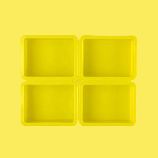 Rectangular Silicone Mold - 100g - 4 bars