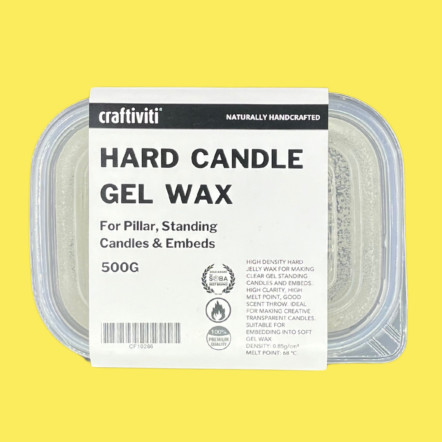 Clear Gel Wax - Jelly Wax - 500g