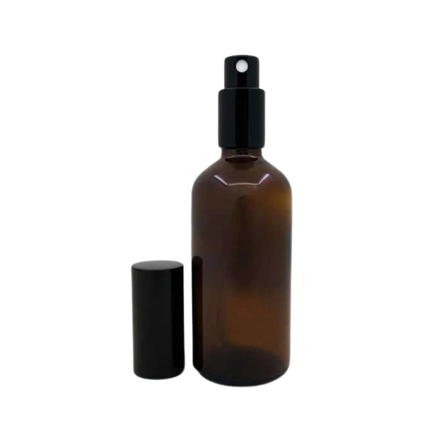 Amber Glass Bottle - Spray Cap - 100ml