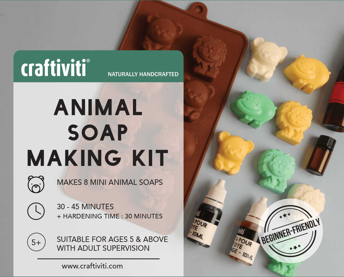 Crafti-Kit - Melt & Pour Animal Soap Making Kit