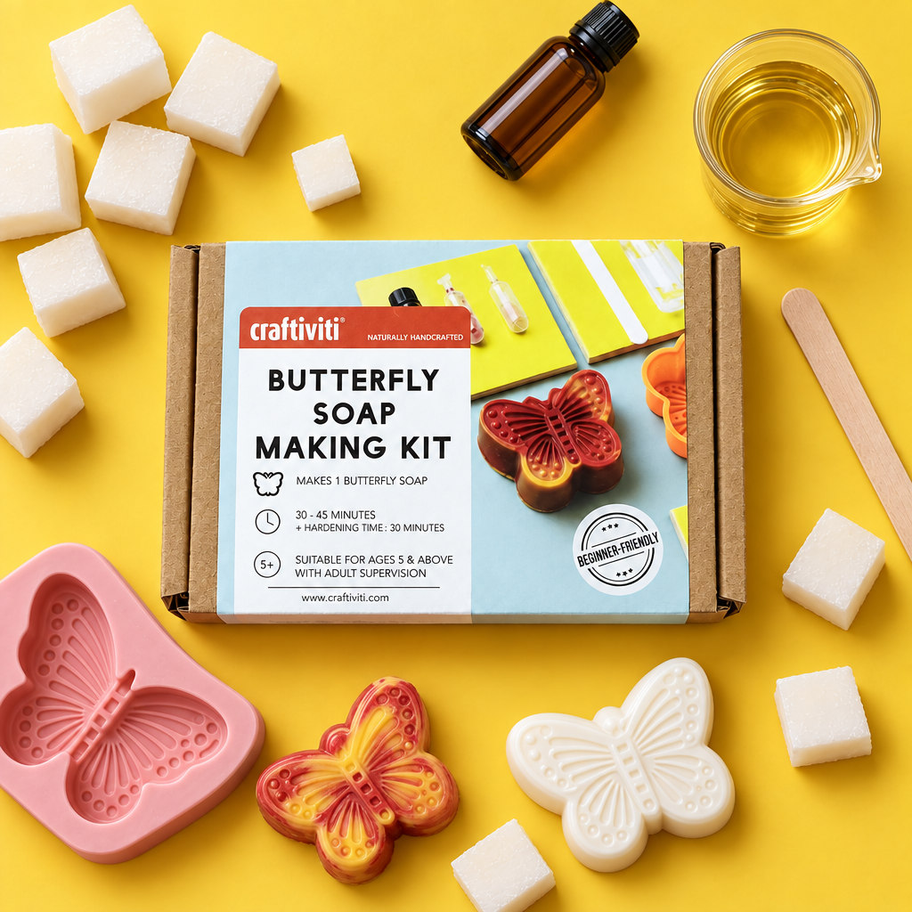 Crafti-Kit - Melt & Pour Butterfly Soap Making Kit