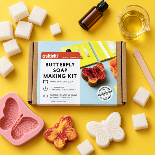 Crafti-Kit - Melt & Pour Butterfly Soap Making Kit