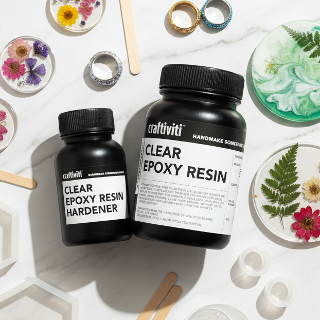 Clear Epoxy Resin Malaysia | 2:1 AB Resin | Craftiviti