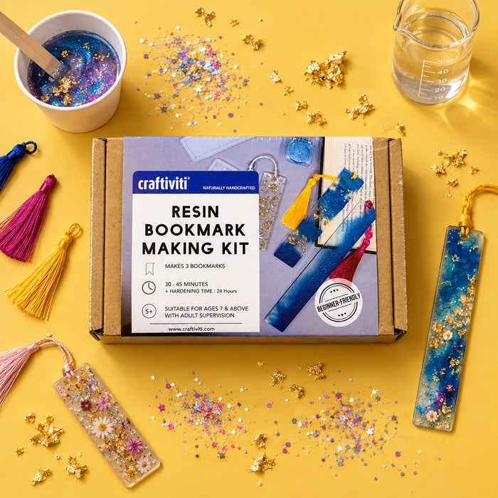 Resin Bookmark Making Kit, made at a Craftiviti workshop