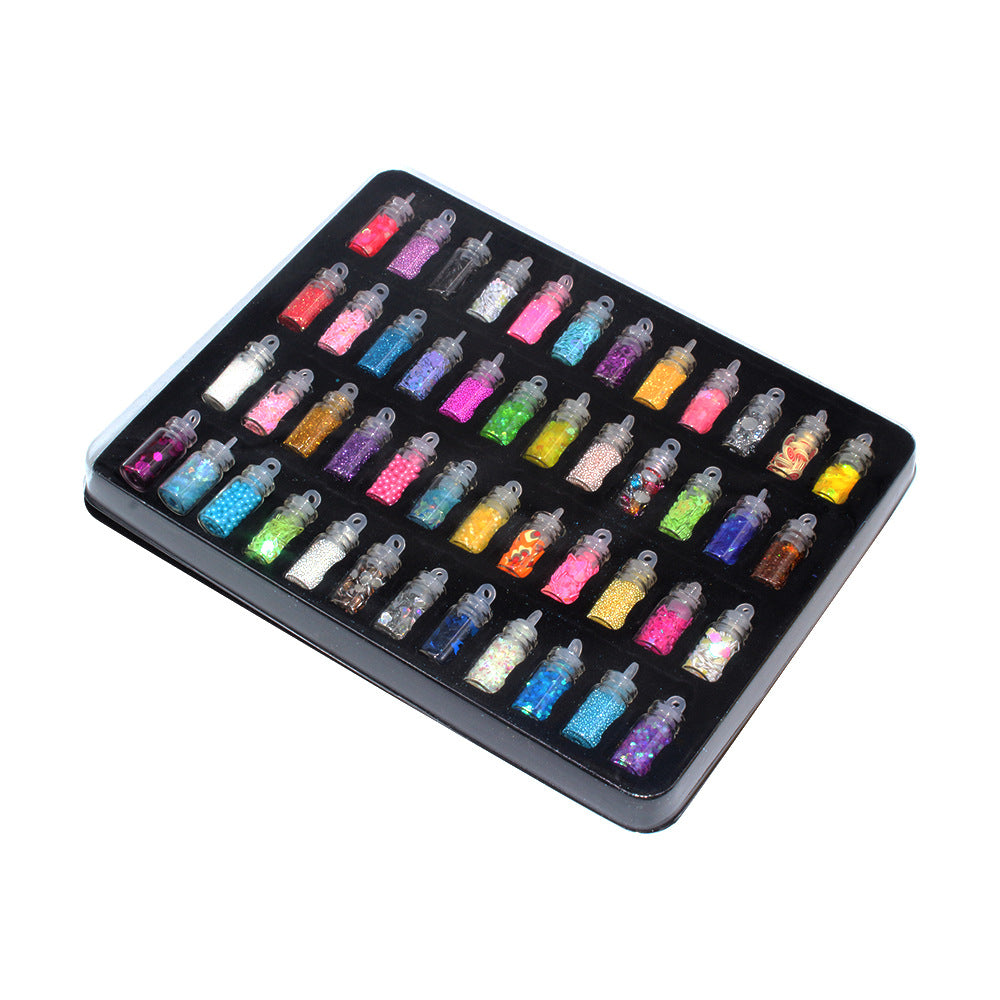 48-Colour Glitter and Sequin Set for Resin Art (48 pcs)