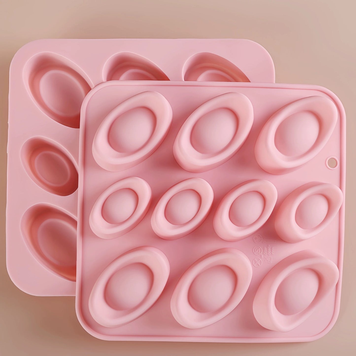 Ingot Silicone Mold - 10pcs (2 sizes)