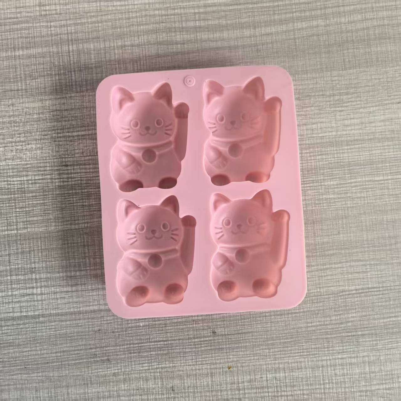 Lucky Cat Silicone Mold - 4 pcs