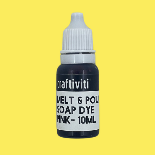 Melt & Pour Soap Dye - 10ml - Pink