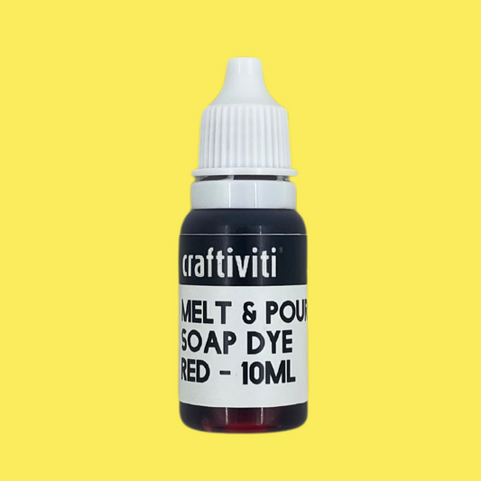 Melt & Pour Soap Dye - 10ml - Red