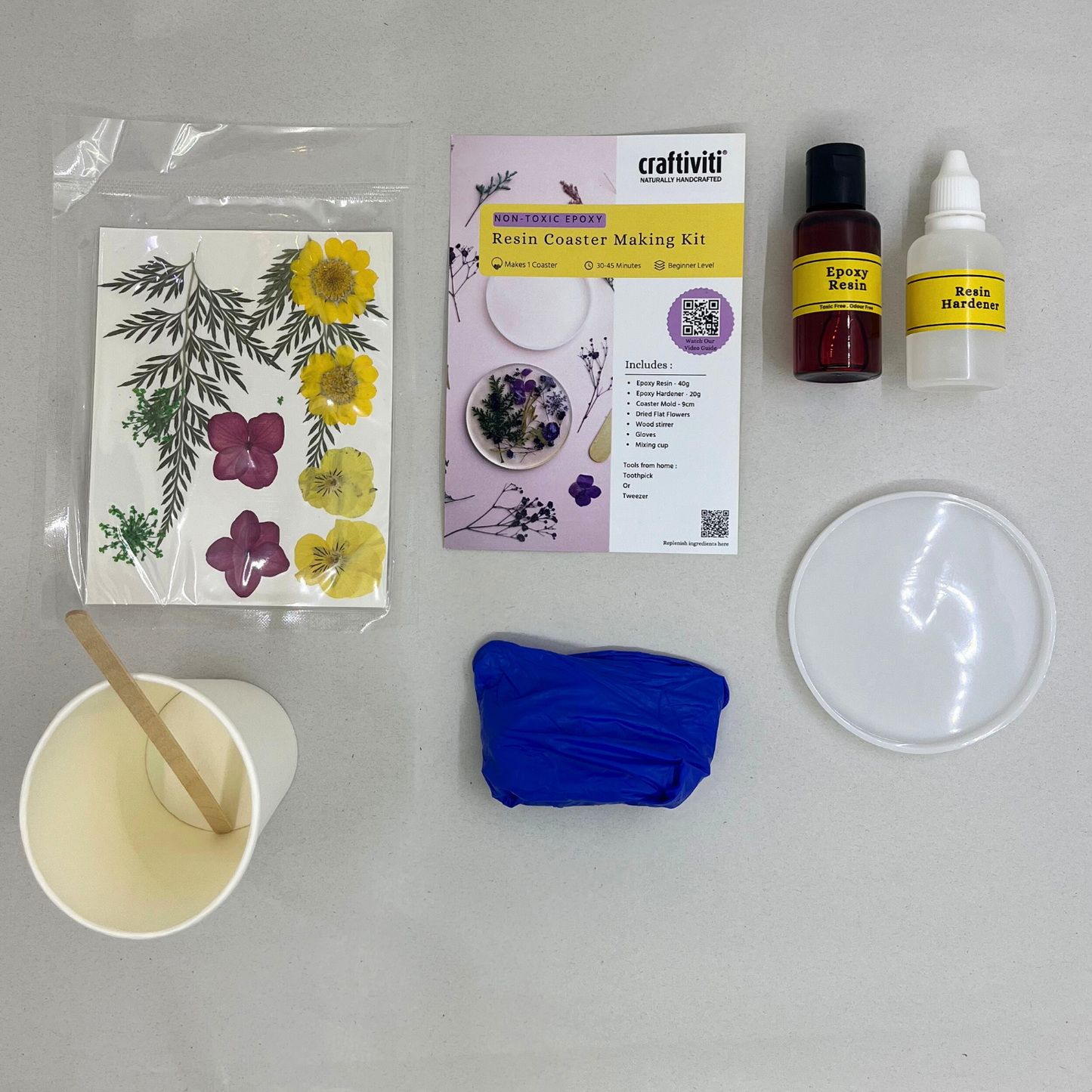 Mini Crafti-Kit - Resin Coaster Making Kit