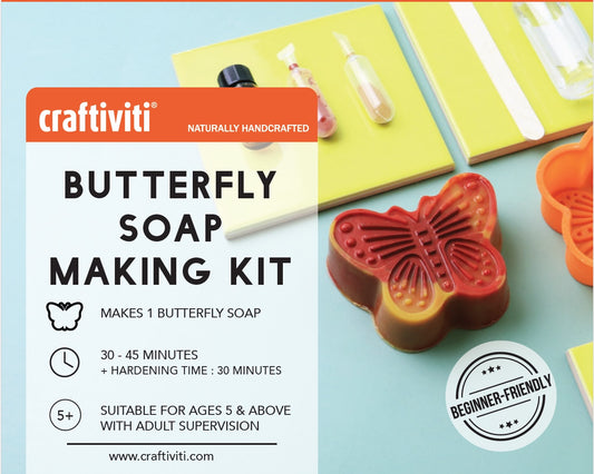 Crafti-Kit - Melt & Pour Butterfly Soap Making Kit