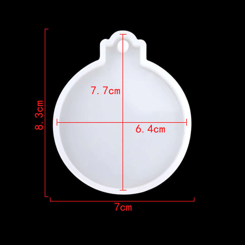 Round Bubble Hanging Resin Mold - 18g