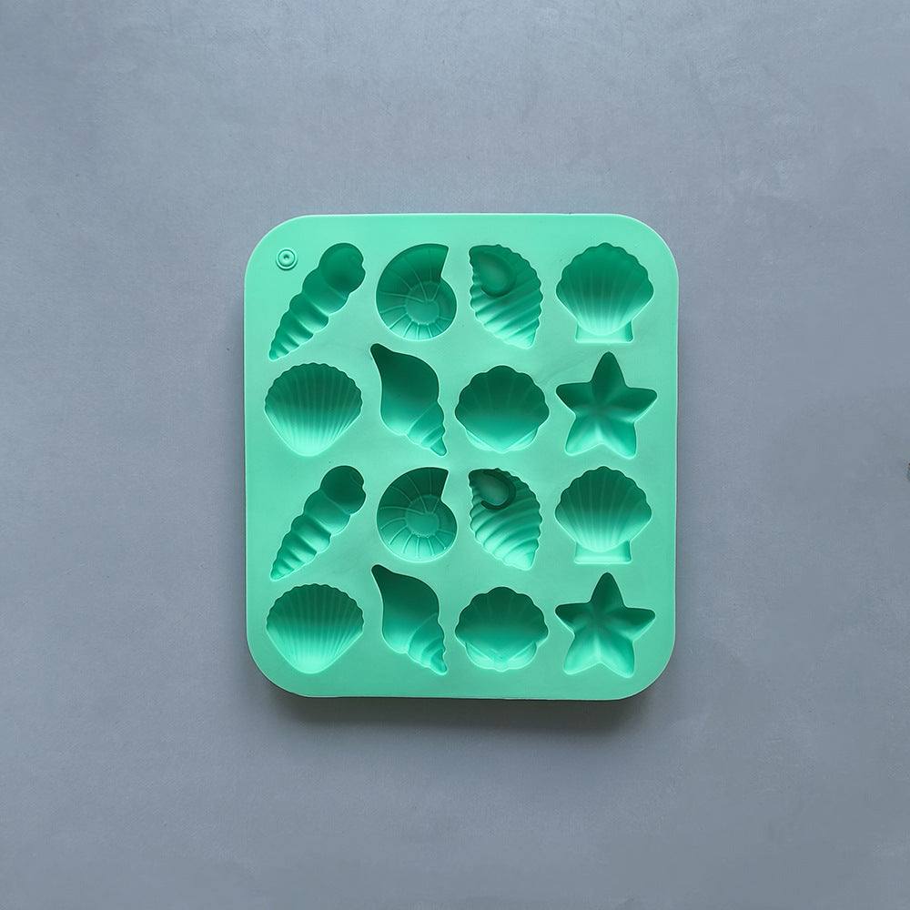 Sea Shell Silicone Mold - 16pcs