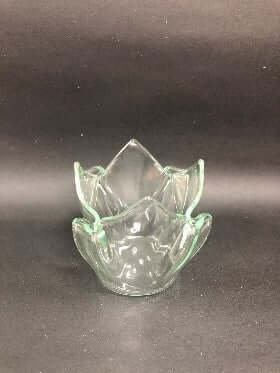 Clear Petals - Glass Tea Light Holder - 100ml