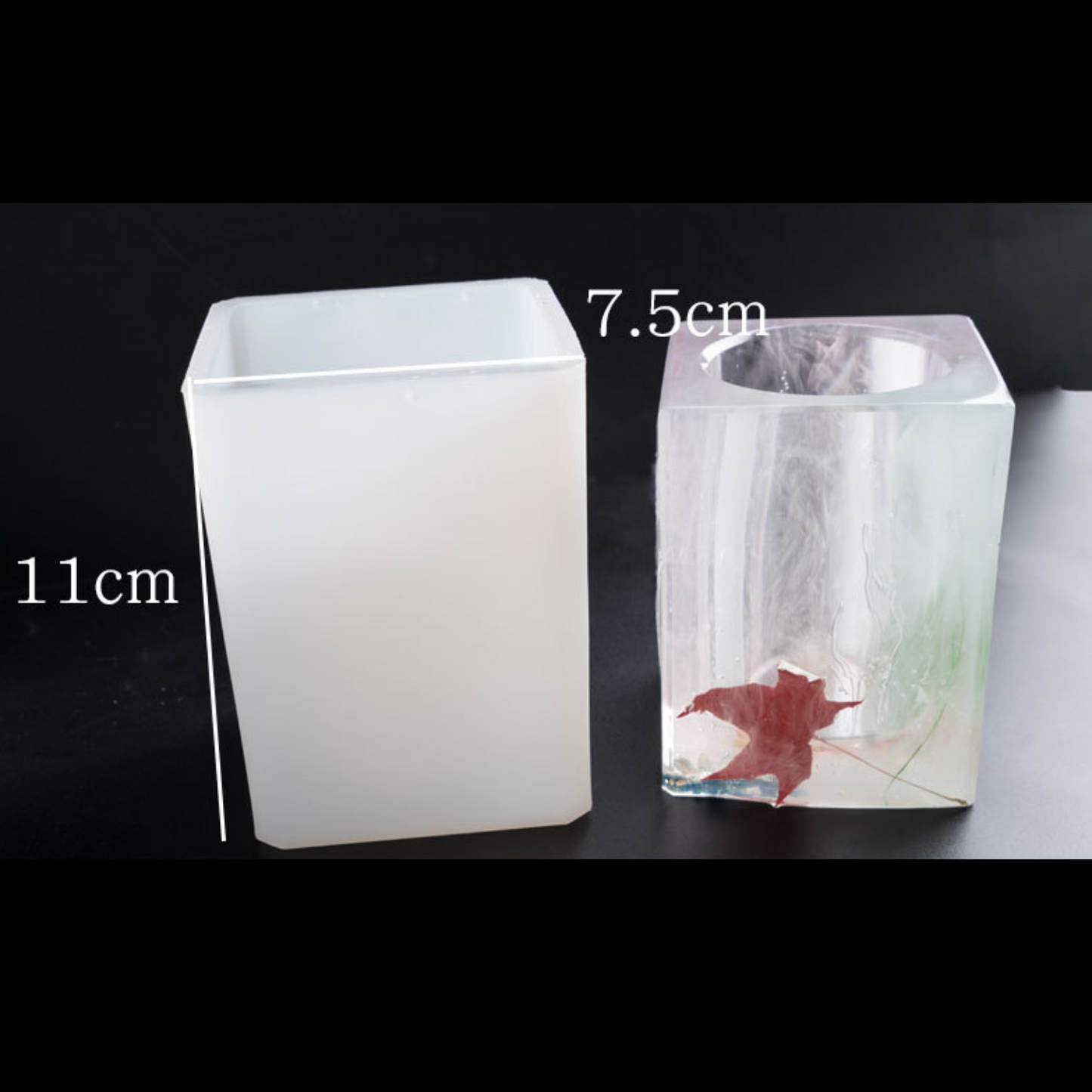 Lampshade Epoxy Resin Silicone Mold - Square Lamp RBT