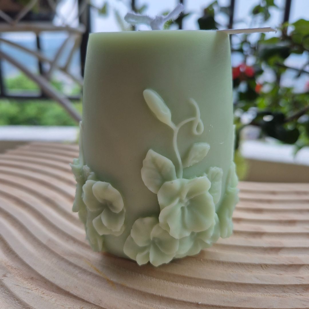 Rattan Flower Soy Candle C7R